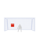 サッカー応援シュートコーススタンプ（個別スタンプ：11）