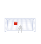 サッカー応援シュートコーススタンプ（個別スタンプ：14）