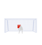 サッカー応援シュートコーススタンプ（個別スタンプ：19）