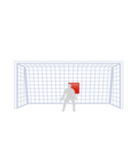 サッカー応援シュートコーススタンプ（個別スタンプ：23）