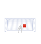 サッカー応援シュートコーススタンプ（個別スタンプ：27）