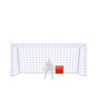 サッカー応援シュートコーススタンプ（個別スタンプ：28）