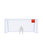 サッカー応援シュートコーススタンプ（個別スタンプ：33）