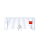 サッカー応援シュートコーススタンプ（個別スタンプ：34）