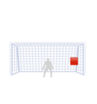 サッカー応援シュートコーススタンプ（個別スタンプ：35）