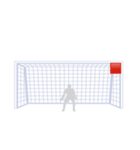 サッカー応援シュートコーススタンプ（個別スタンプ：37）