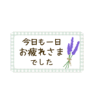 お花を添えて伝えるメッセージ（個別スタンプ：12）