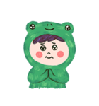 カエル班の子供（個別スタンプ：3）