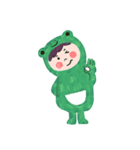 カエル班の子供（個別スタンプ：5）