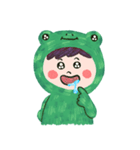 カエル班の子供（個別スタンプ：10）