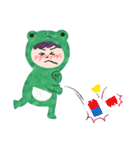 カエル班の子供（個別スタンプ：17）