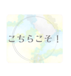 日常仕事挨拶＊大人女子ガーリー毎日使える（個別スタンプ：35）