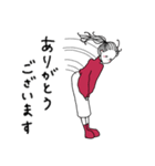 礼儀正しいおねえさん【敬語】（個別スタンプ：20）