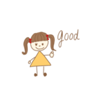 ゆるかわgirl’sスタンプ（個別スタンプ：6）