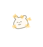 微笑みのくま(小さめ)（個別スタンプ：19）