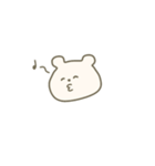 微笑みのくま(小さめ)（個別スタンプ：35）