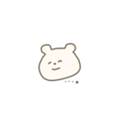 微笑みのくま(小さめ)（個別スタンプ：37）