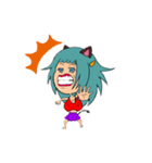 にゃん魔女ちゃん（個別スタンプ：3）