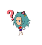 にゃん魔女ちゃん（個別スタンプ：5）