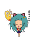 にゃん魔女ちゃん（個別スタンプ：6）