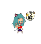 にゃん魔女ちゃん（個別スタンプ：7）