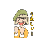 帽子好きな女の子（個別スタンプ：30）