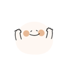 表情豊かなまんまるおもちくん（個別スタンプ：1）