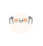 表情豊かなまんまるおもちくん（個別スタンプ：2）