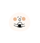 表情豊かなまんまるおもちくん（個別スタンプ：5）