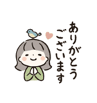 ほんわか女の子 日常スタンプ2（個別スタンプ：1）