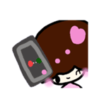 乱暴なすず本 恋愛 ②（個別スタンプ：1）