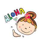 ウクレレたま子のALOHAな毎日（個別スタンプ：1）