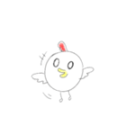 いっぴきのにわとり（個別スタンプ：4）