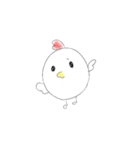いっぴきのにわとり（個別スタンプ：8）