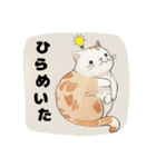 水彩ねこ 1 【大人カワイイ】（個別スタンプ：11）