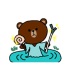 ブラウンの夏（個別スタンプ：7）