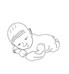 大変な赤ちゃんの日常（個別スタンプ：40）