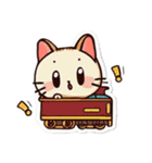 電車ねこ（個別スタンプ：11）