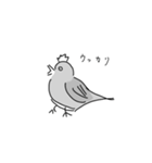 ペンギンとトリとチョウチンアンコウ（個別スタンプ：10）