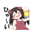 酒好き専用スタンプ【酔っ払い・ビール】（個別スタンプ：22）