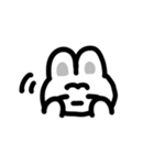 しろくろうさちゃん（個別スタンプ：2）