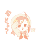 おばけちゃんのおんなのこ（個別スタンプ：7）