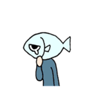 魚人さんと愉快な仲間たち（個別スタンプ：3）