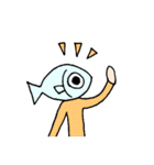 魚人さんと愉快な仲間たち（個別スタンプ：4）