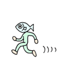 魚人さんと愉快な仲間たち（個別スタンプ：6）