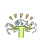 魚人さんと愉快な仲間たち（個別スタンプ：15）
