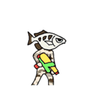 魚人さんと愉快な仲間たち（個別スタンプ：17）