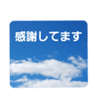 青空に浮かぶ伝言1(敬語)（個別スタンプ：16）