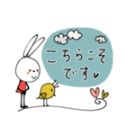 mottoのvうさぎ♡文字なしも♪（個別スタンプ：19）