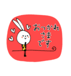 mottoのvうさぎ♡文字なしも♪（個別スタンプ：21）